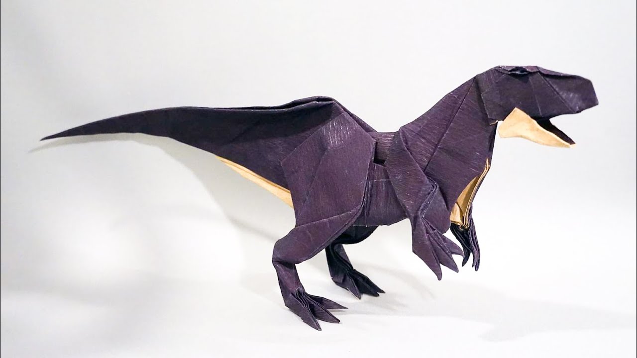 Origami Dinosaur by Huang Zhen Ming