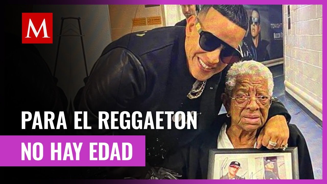 Abuelita de 96 a&ntilde;os rompe en llanto al conocer a Daddy Yankee