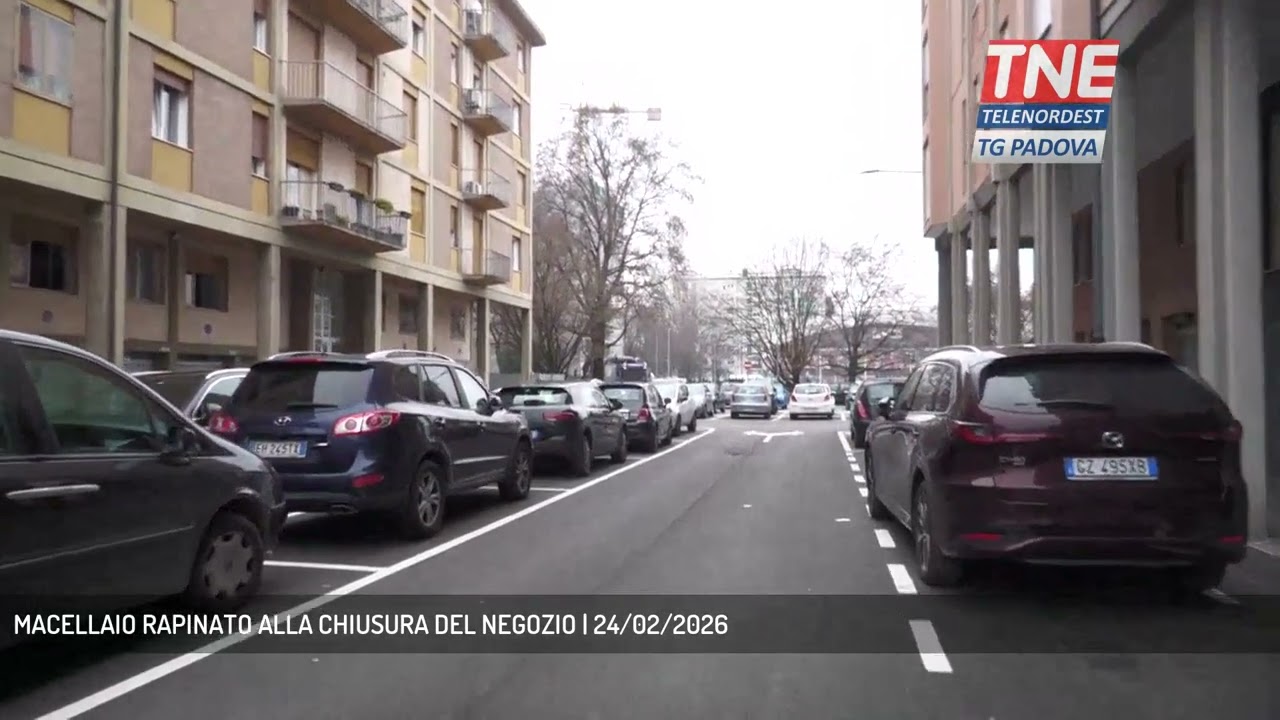 MACELLAIO RAPINATO ALLA CHIUSURA DEL NEGOZIO | 24/02/2026