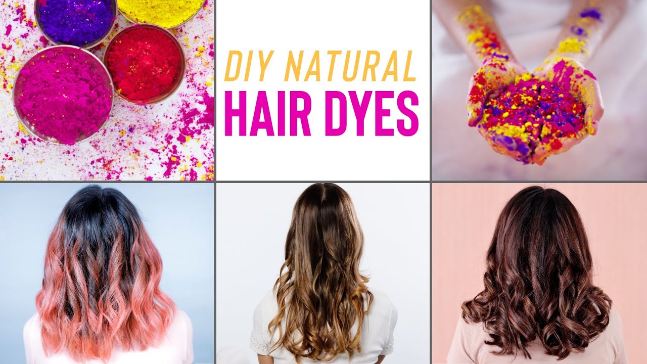How to naturally DYE your hair AT HOME without any damage!