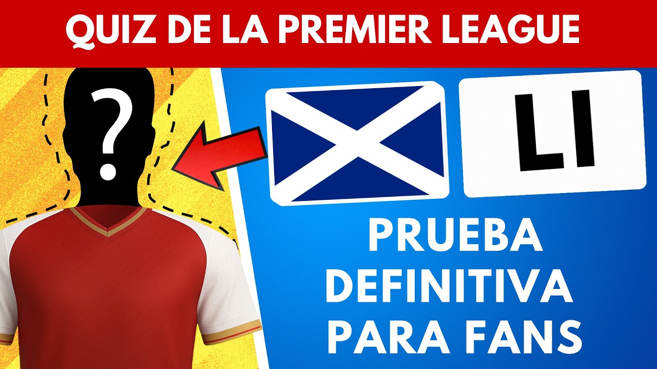 ¿Puedes reconocer a estos jugadores de la Premier League? | Quiz de Fútbol ⚽