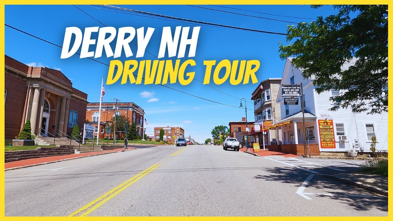 Derry New Hampshire - 4K Driving Tour