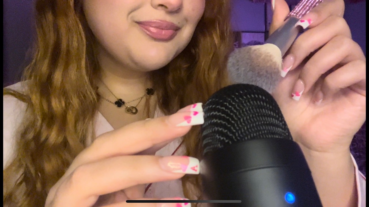 ASMR | Mic Brushing & Rambling Whispers for Sleep