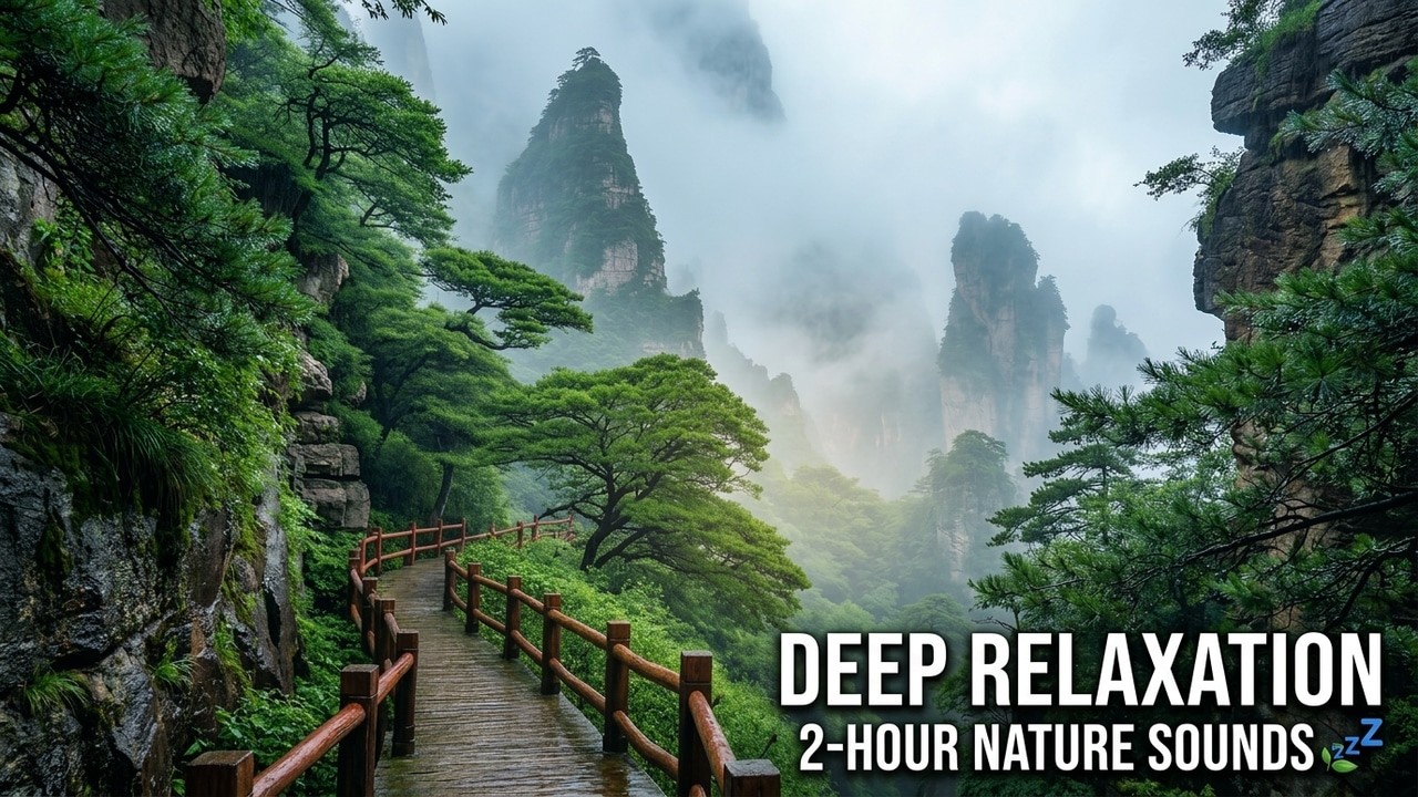 2hour Nature Sounds for Relaxation 🌿 Beautiful Music for Sleep & Inner Peace