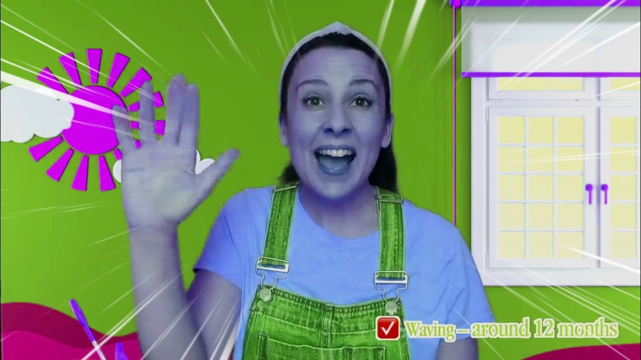 MS RACHEL Learned How To Wave 👋 Waving Hello 👋