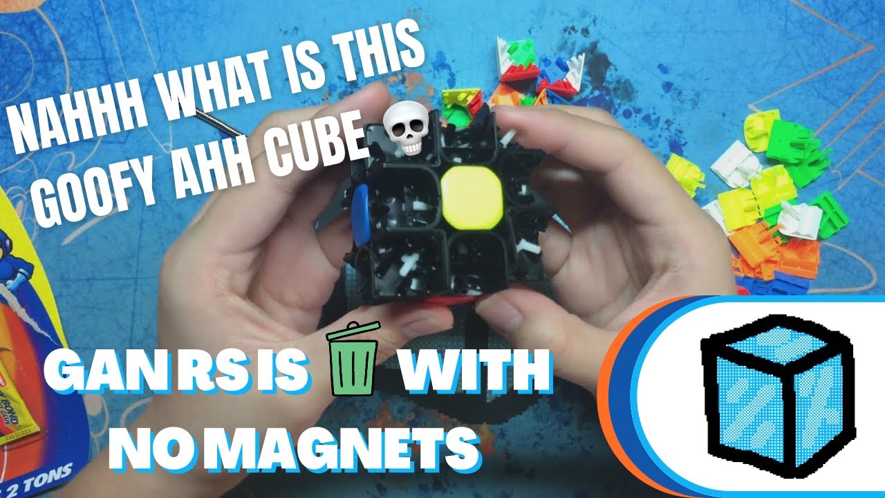 The Gan 356 RS SUCKS!!! That’s why I’ll magnetize it!
