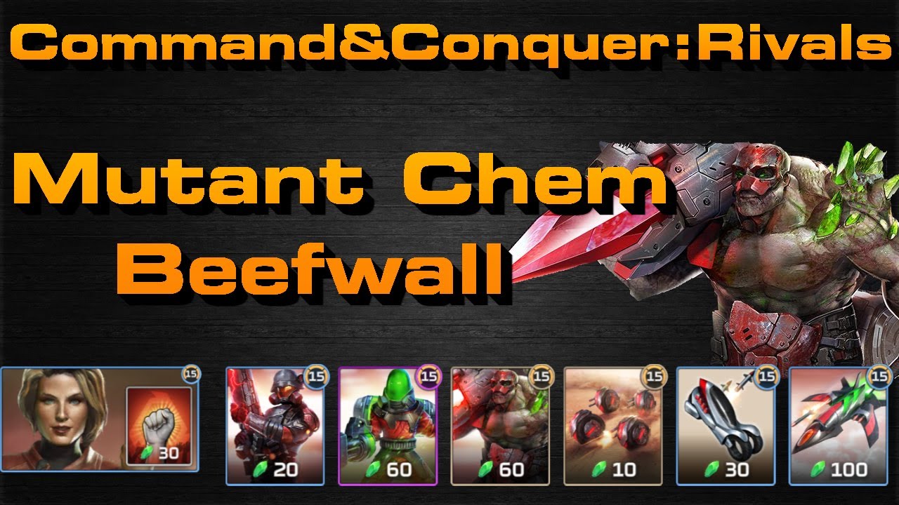 C&C Rivals: Mutant Chem Beefwall!