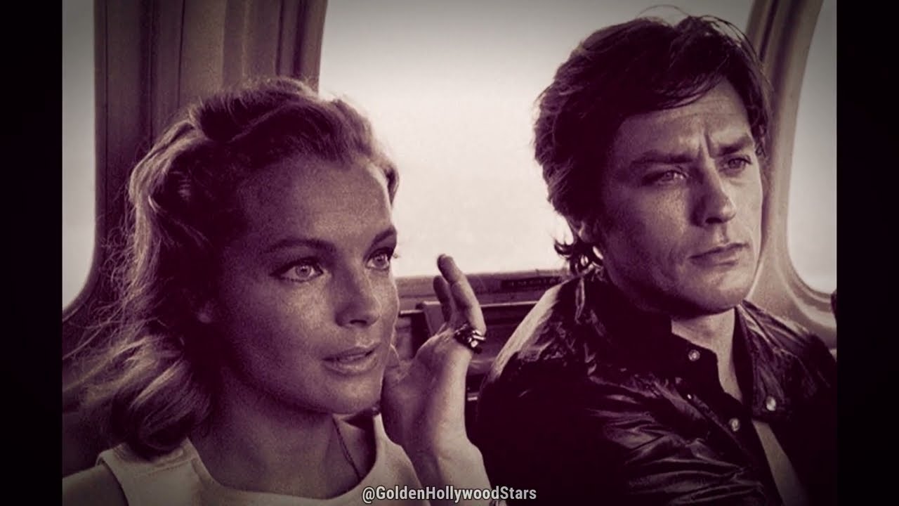 Romy Schneider and Alain Delon