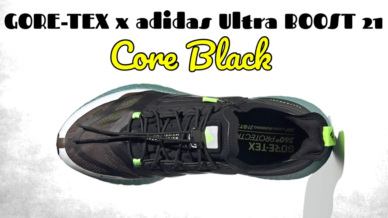 GORE-TEX x adidas Ultra BOOST 21 Core Black