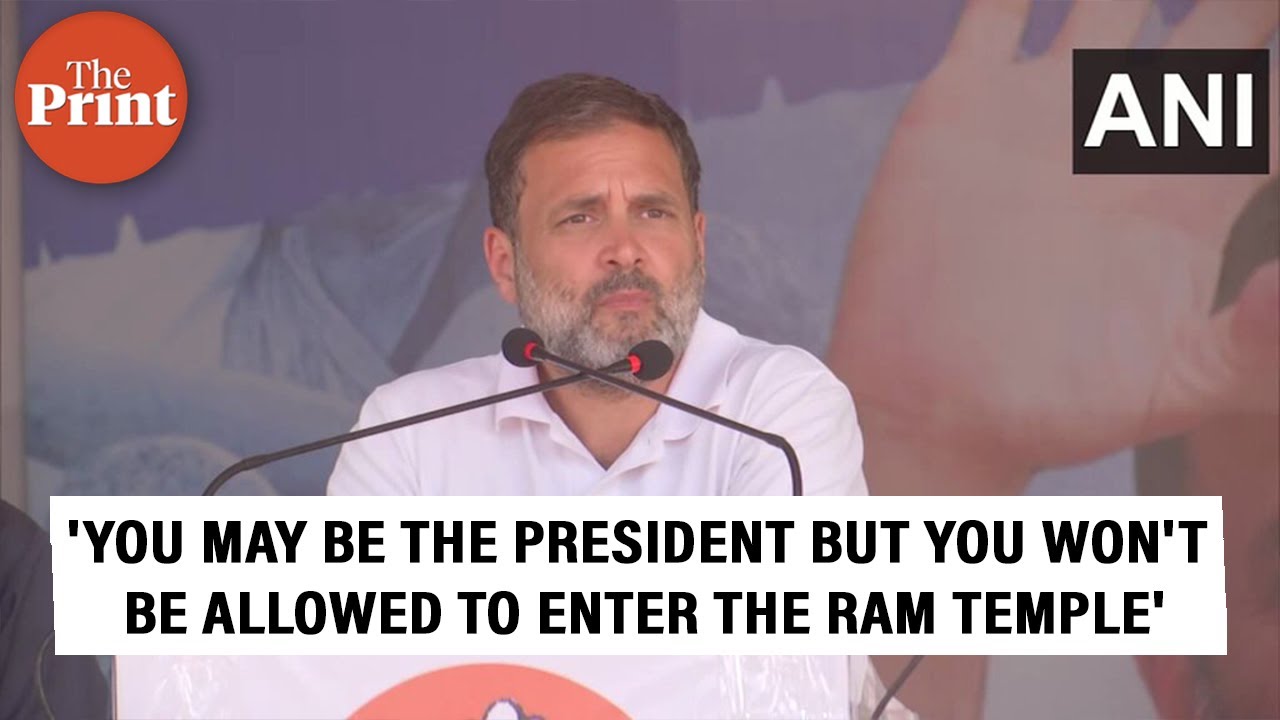 President Murmu was not invited at Ram Temple inauguration because she is an Adivasi: Rahul Gandhi
