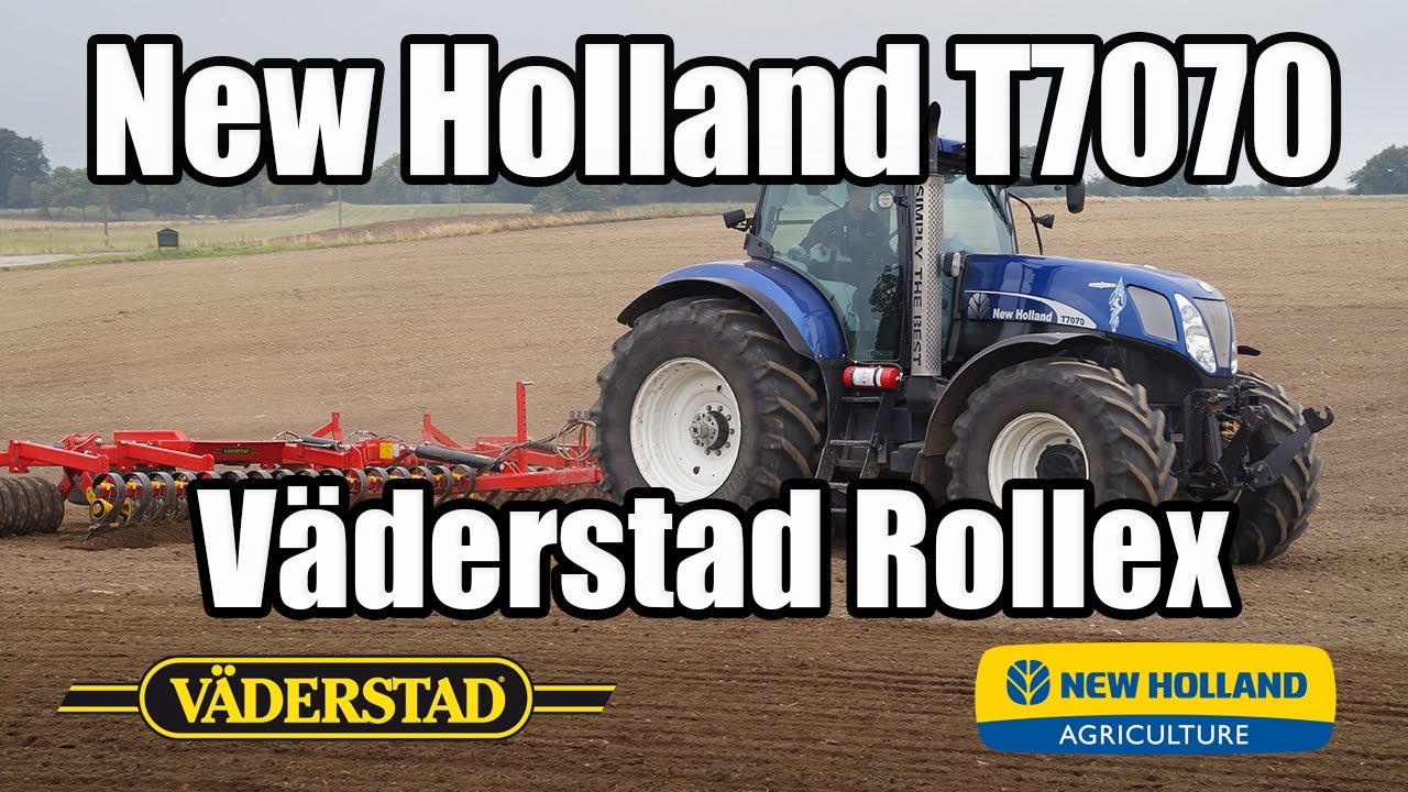 New Holland T7070 & Väderstad Crosskillvält