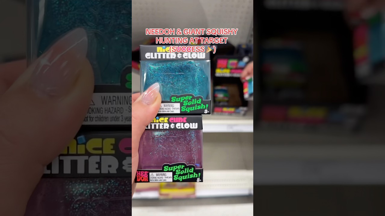 Поиск игрушек Needoh и сквиши в Target #needoh #squishy #squishyhunting #targetfinds #giantsquishy