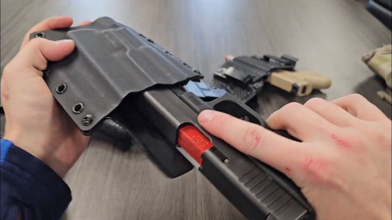 CoolFire Trainer - Holster Compatibility & Laser Options