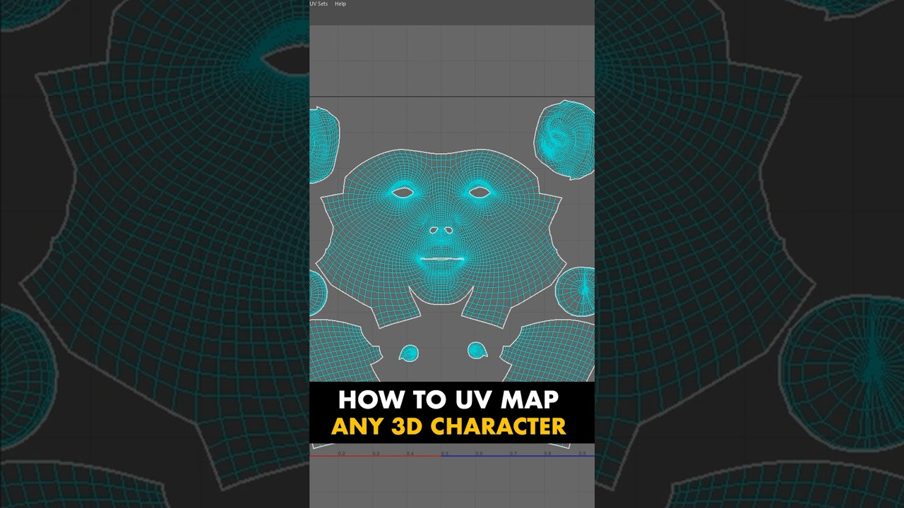 Как сделать UV-развертку любого 3D-персонажа