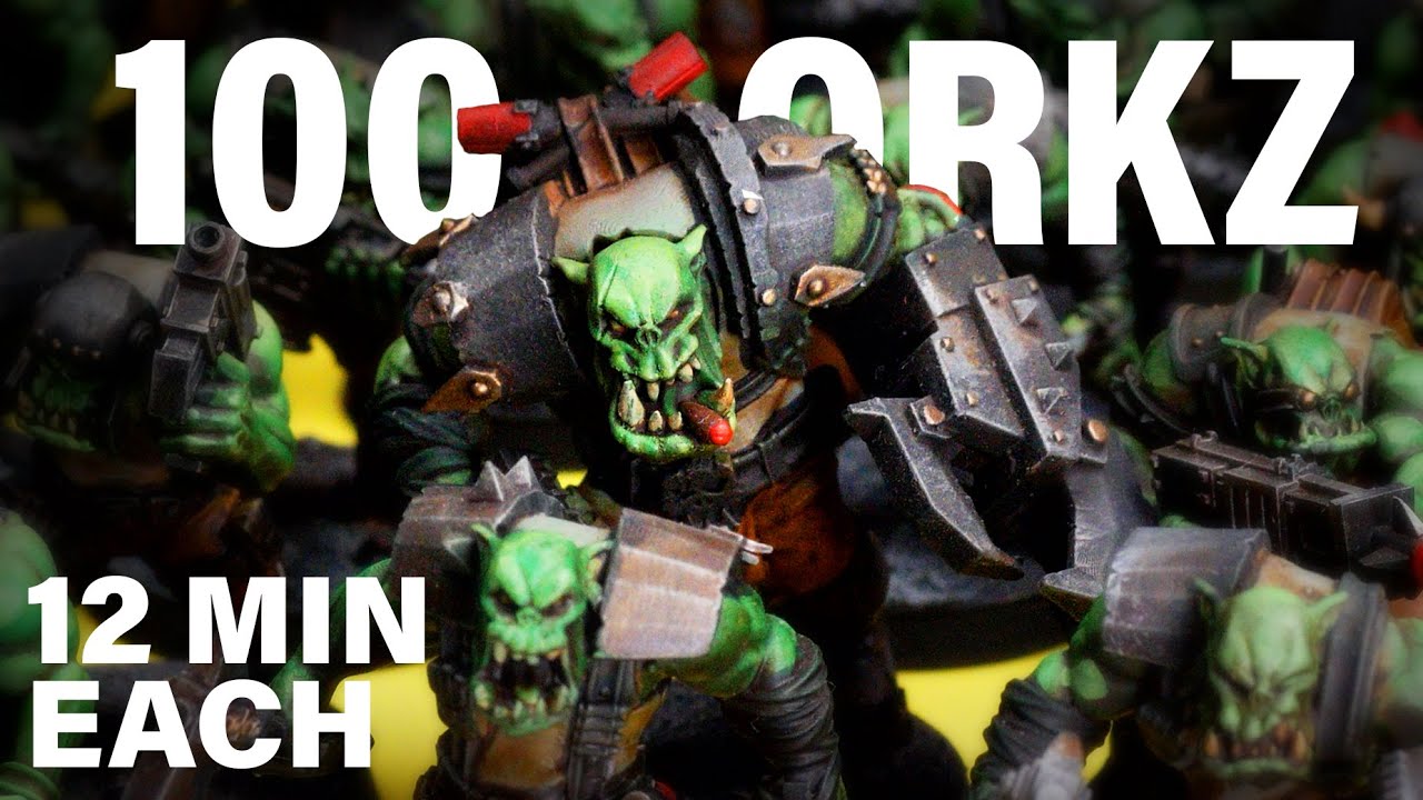 Painting Orkz as Fast as Possible