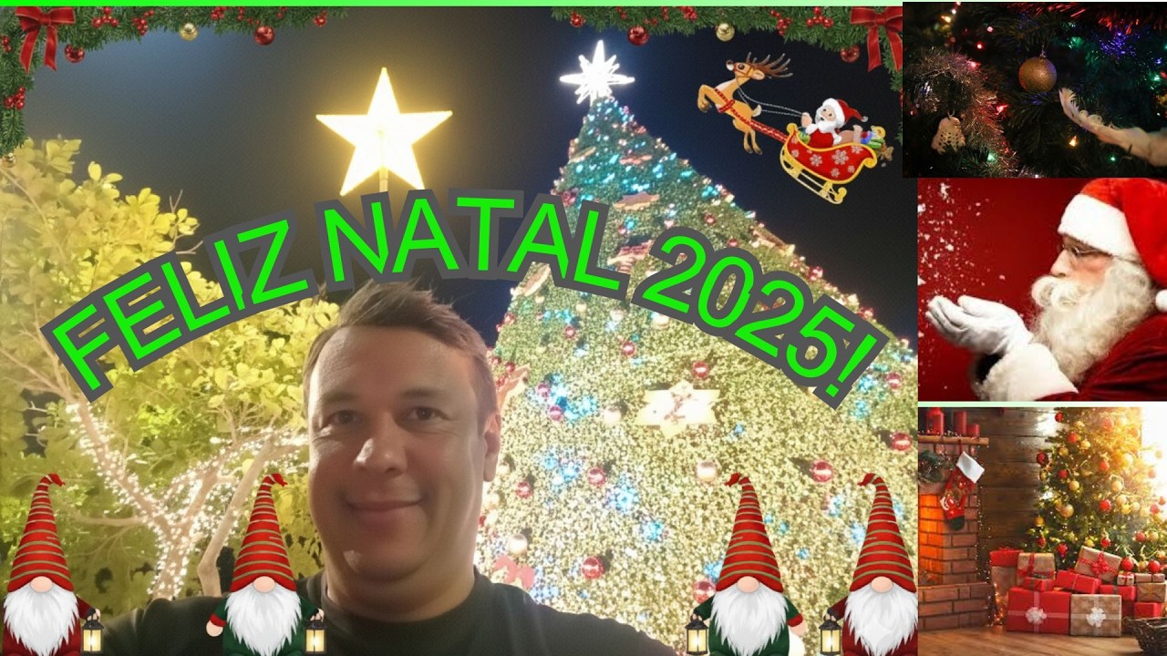 Feliz Natal com Águas Dançantes em Macaé - RJ