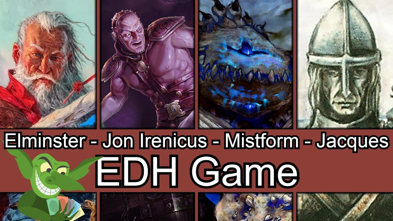 Blast from Baldur's Gate! Elminster vs Jon Irenicus vs Mistform vs Jacques Le Vert EDH / CMDR game