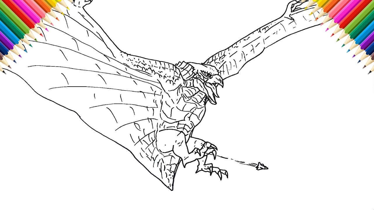 How to Draw Rodan from Godzilla King of the Monsters
