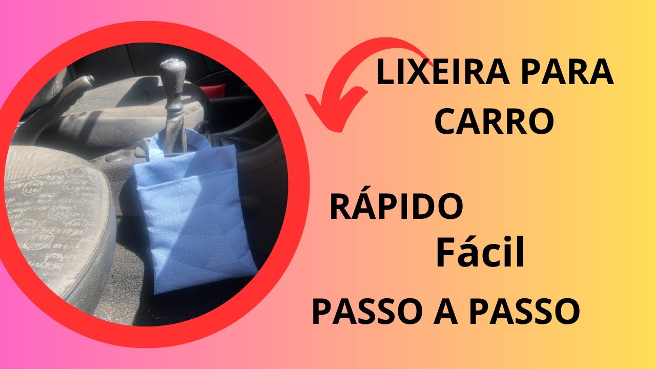 LIXEIRA PARA CARRO ‐ Rápida, fácil