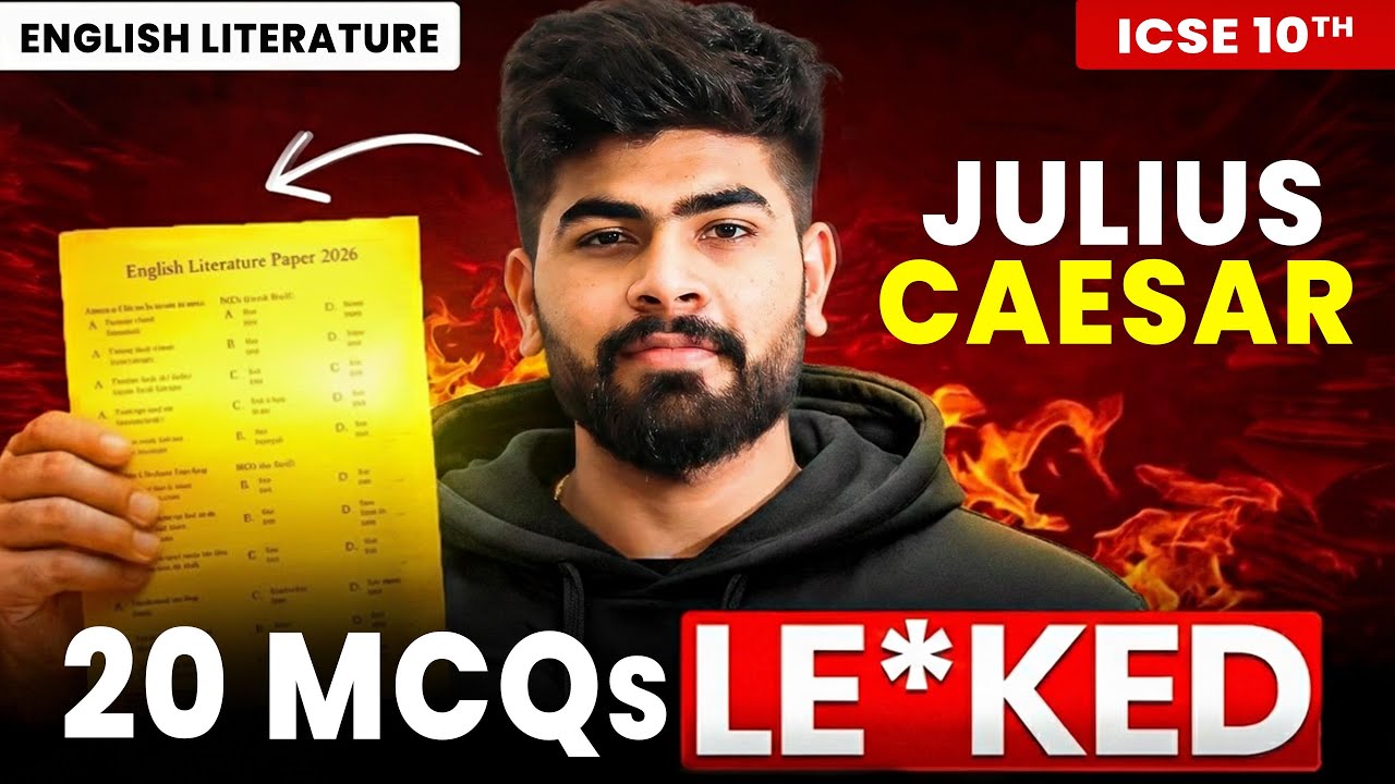 💥 ICSE Class 10 Julius Caesar Competency Questions | ACT 3-5 | Julius Caesar ICSE 10 | ICSE 2026