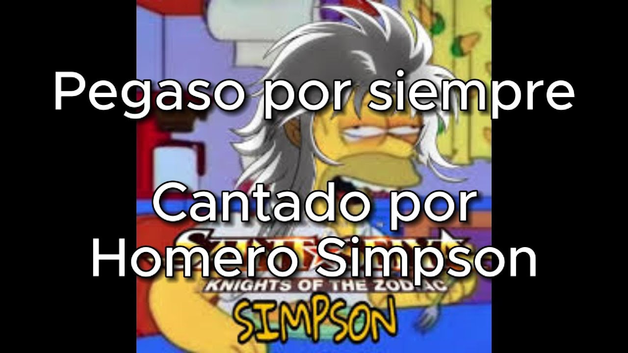 Pegaso por Siempre - Saint Seiya [Cantado por Homero] AI