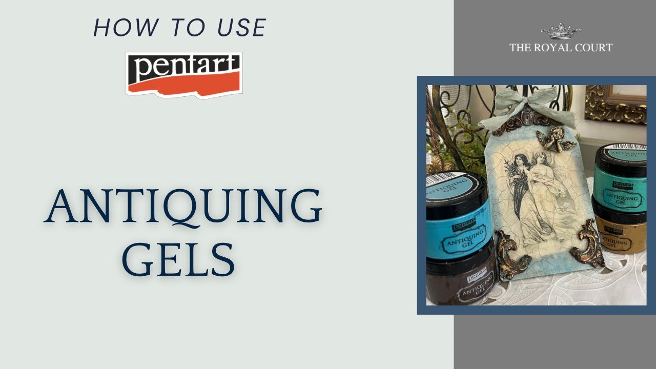 How to Use Pentart Antiquing Gel Demo