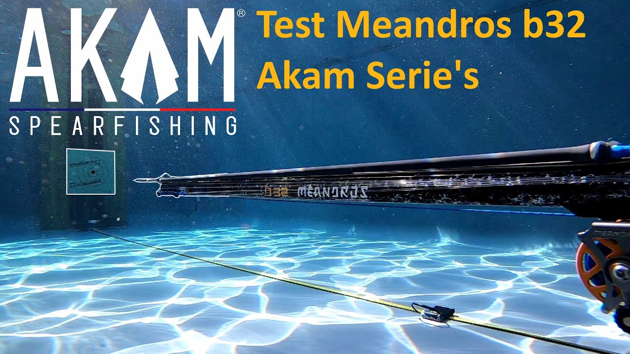 Test du Meandros B32 AKAM Serie'S ! Premier fusil  de chasse sous marine optimisé par la team AKAM !