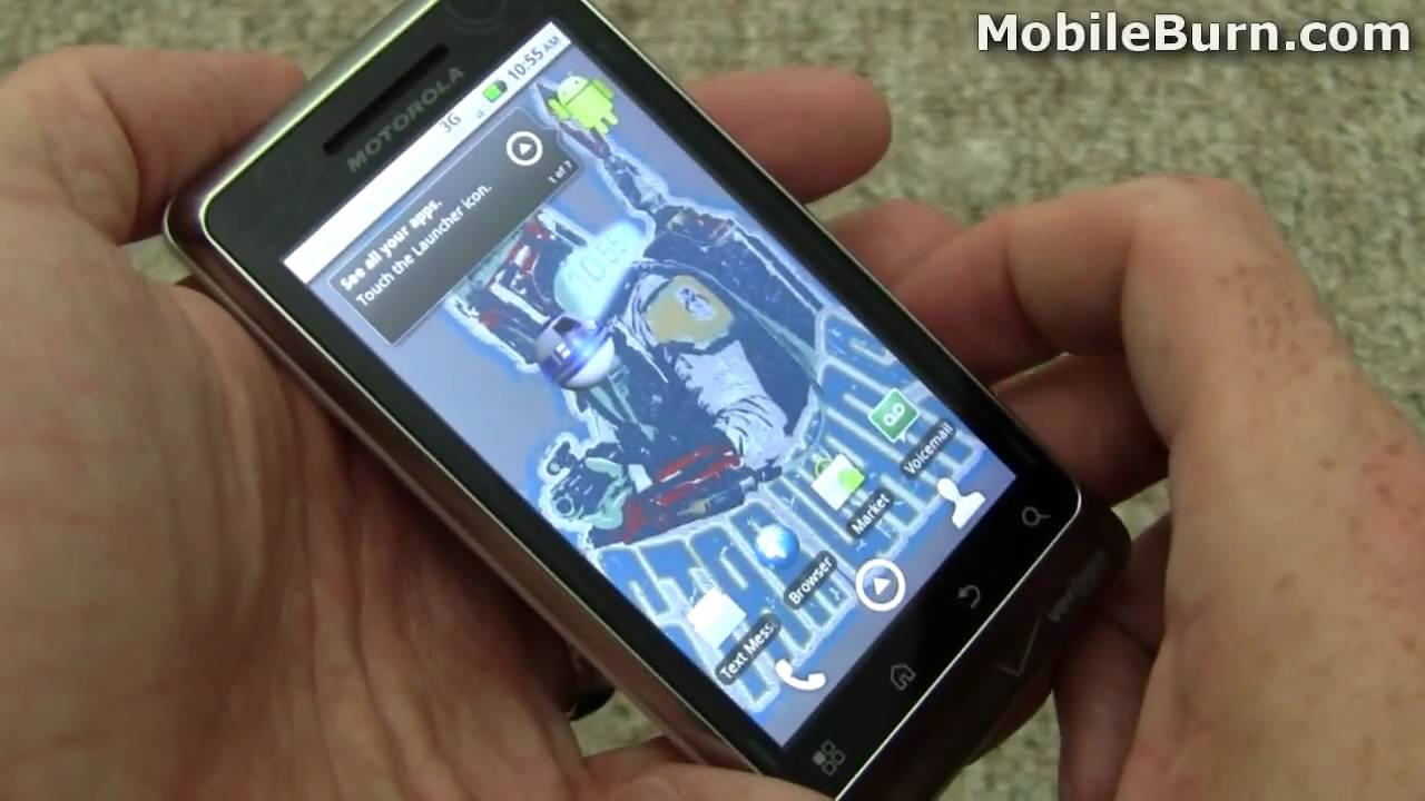 Motorola DROID R2-D2 - unboxing and Star Wars content tour