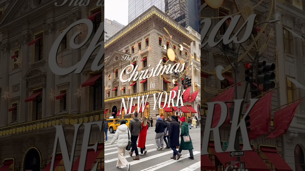 CHRISTMAS IN NEW YORK IS HERE!?!? 🤩