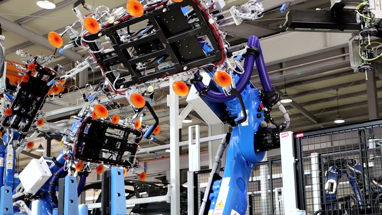 Sunroof Transfer & Adhesive  Automated robot system