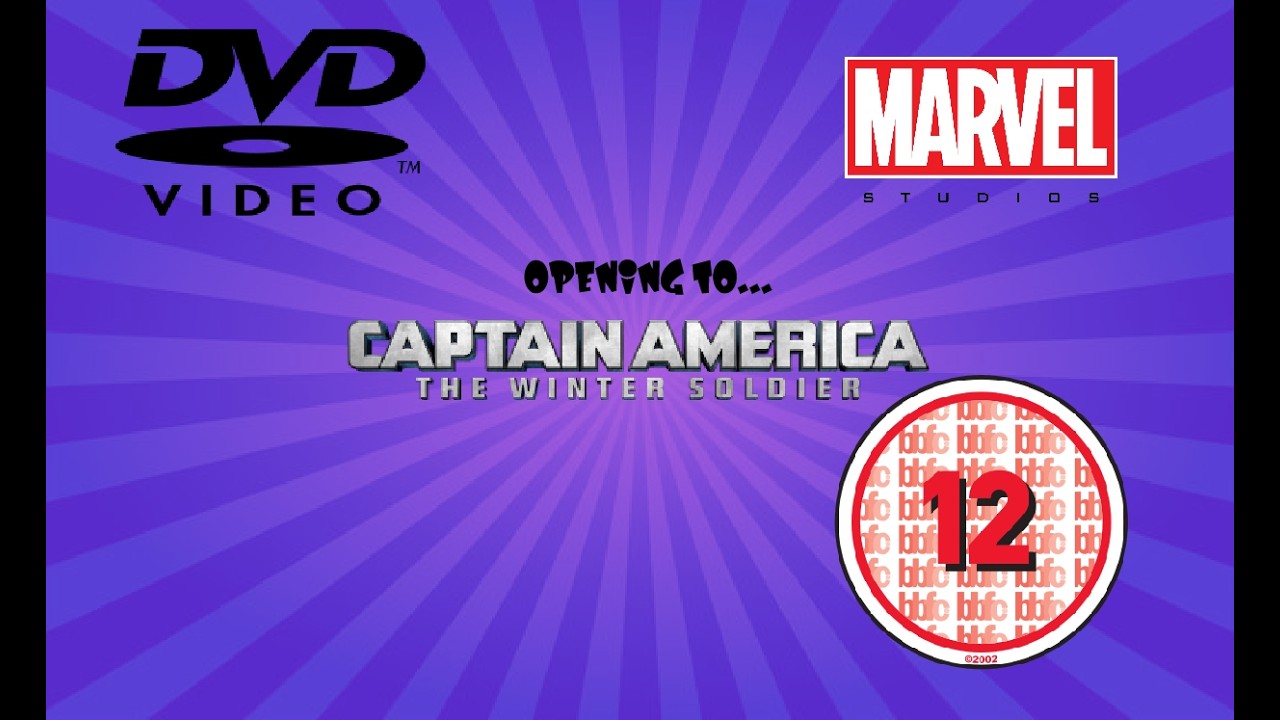 Opening to Captain America: The Winter Soldier 2014 UK DVD