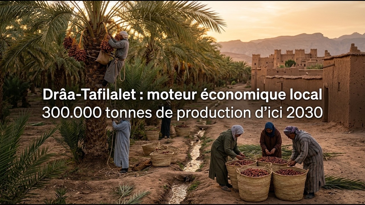 Drâa-Tafilalet : coopératives de dattes