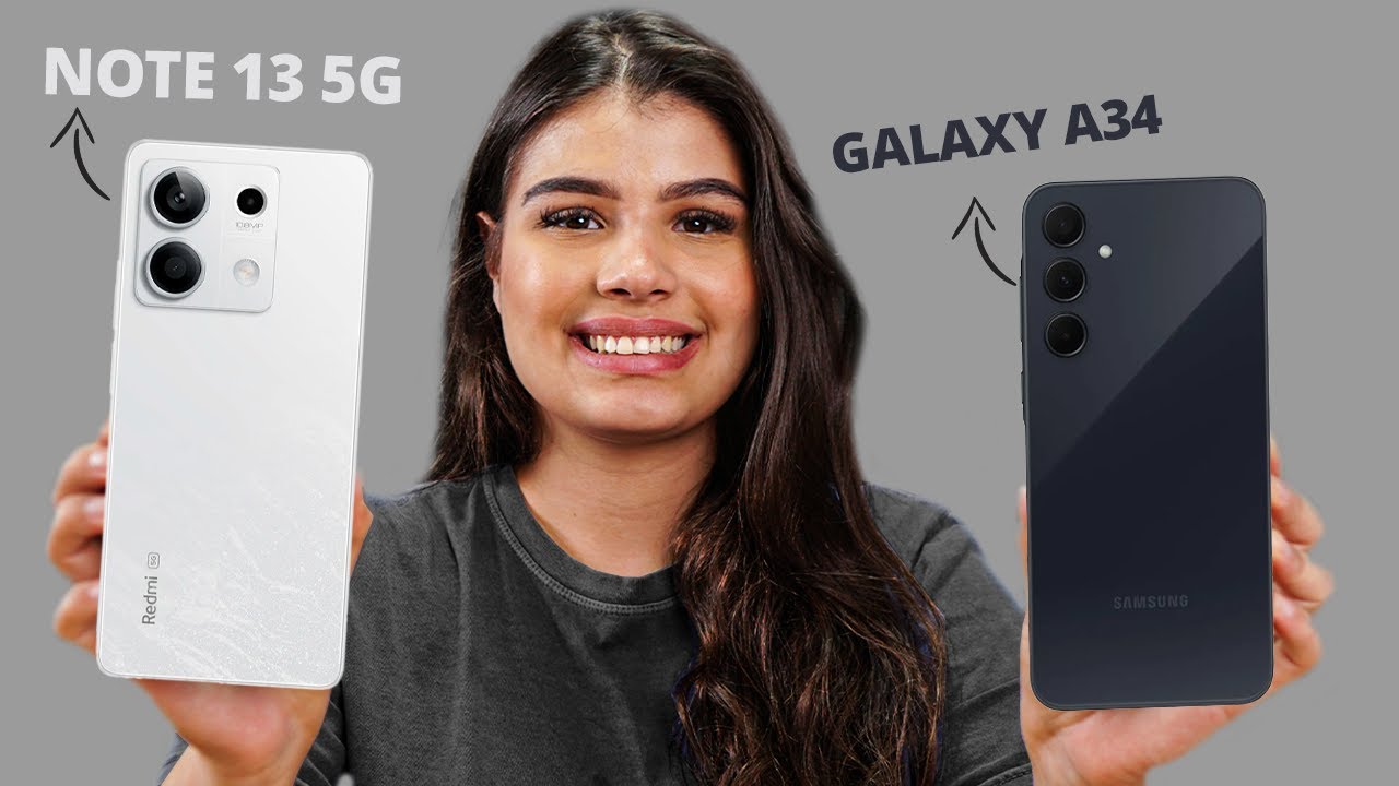 Redmi Note 13 5G vs Galaxy A34 Qual é o melhor para comprar em 2024: