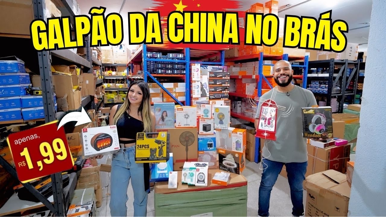 EU VOLTEI NA SHOPEE DO BRÁS | PRODUTOS IMPORTADOS R$1,99 MELHOR QUE A 25 DE MARÇO ELETRÔNICOS SP