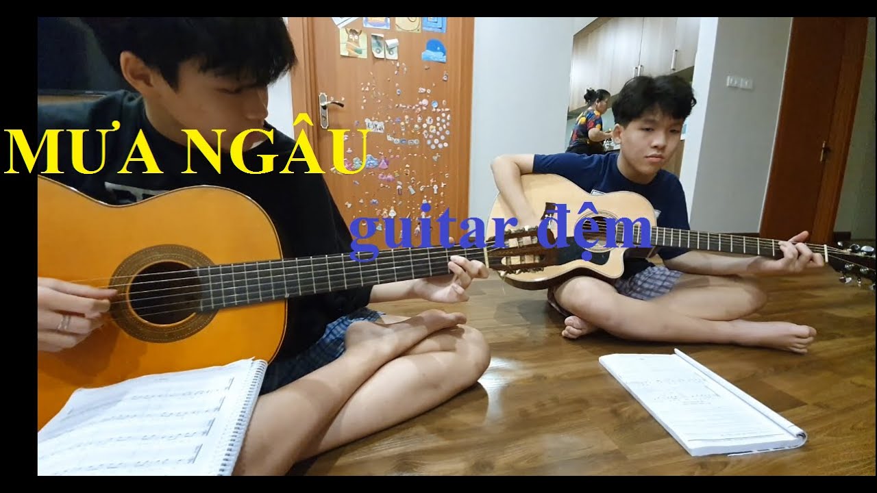 (GPT Guitar school) Mưa Ng&acirc;u - Thanh T&ugrave;ng, học vi&ecirc;n trả b&agrave;i
