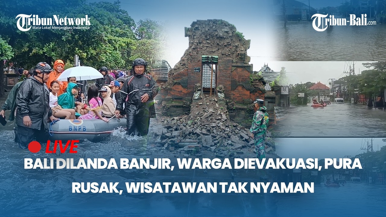 🔴Bali Dilanda Banjir, Sekolah Hingga Ogoh-ogoh Kebanjiran, Wisatawan Tak Nyaman Minta Refund