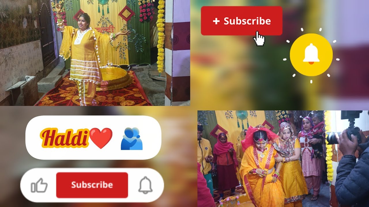Haldi celebrate ❤ full enjoy haldi 🥳😍anjali mohan vlogs ❤ 