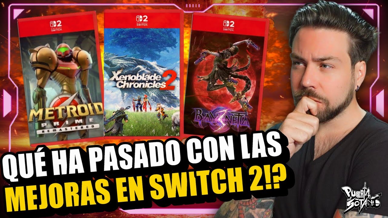 🔥Qué pasa con LAS MEJORAS GRATUITAS de Nintendo Switch 2!? No habrá más? Ni Xenoblade ni Bayonetta..