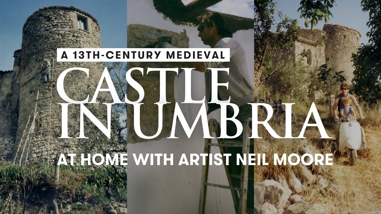 Visiting a 13th-Century Castle in Umbria | At Home with Artist Neil Moore