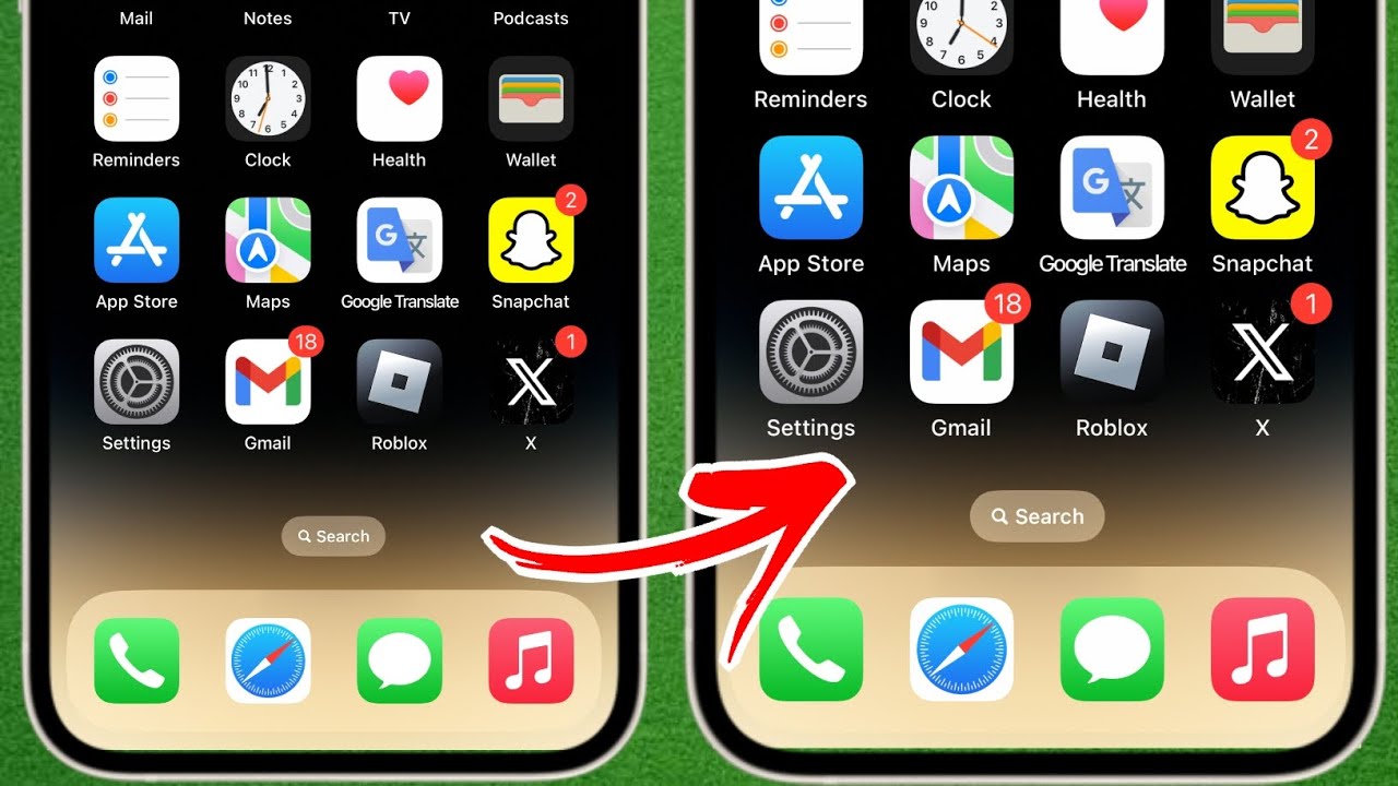 Come modificare la dimensione dell'icona dell'app su iPhone iOS 17