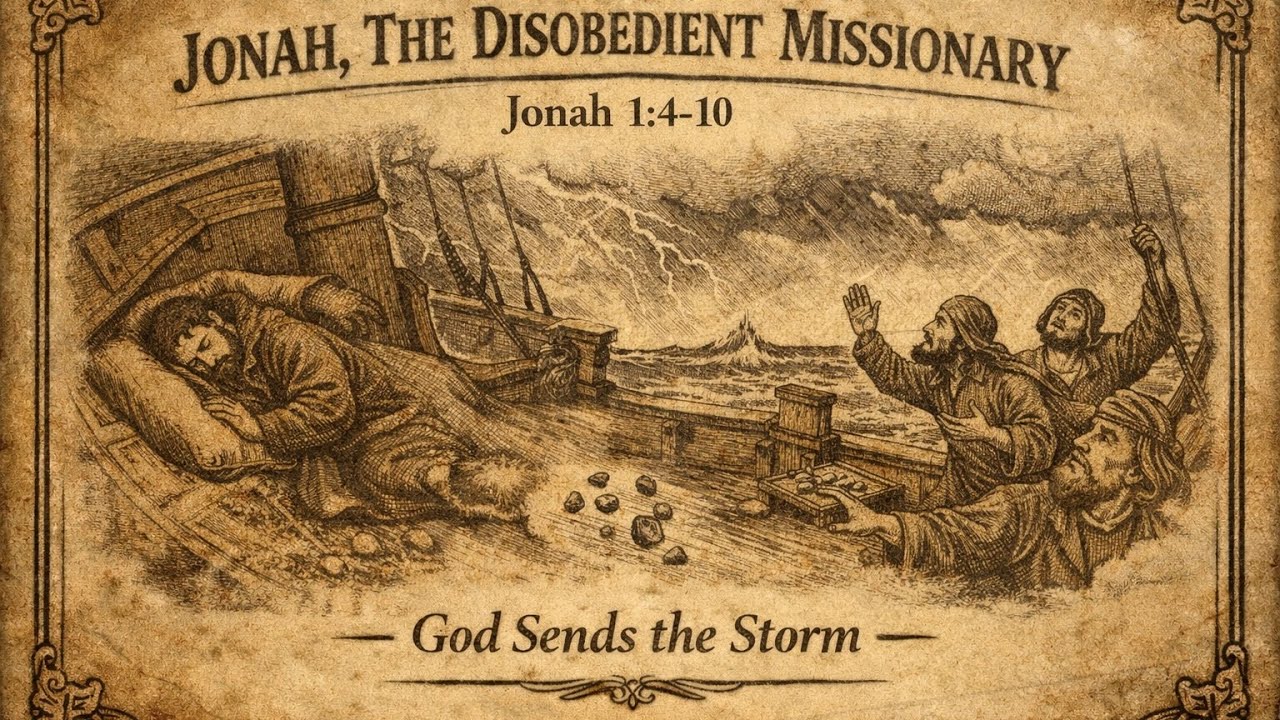 Why God Sends Storms - Jonah 1:4-10 - Jonah the Disobedient Missionary 