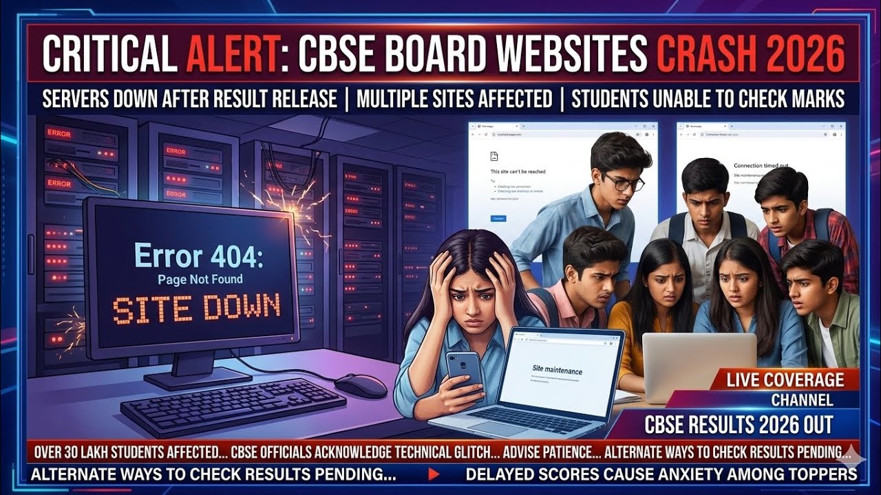 CBSE Websites Crash ll OMG 😱😱