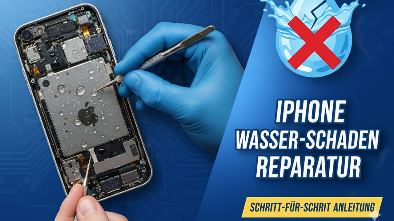 iPhone Wasserschaden selbst reparieren - iPhone 17 auch NICHT Wasserdicht ?!