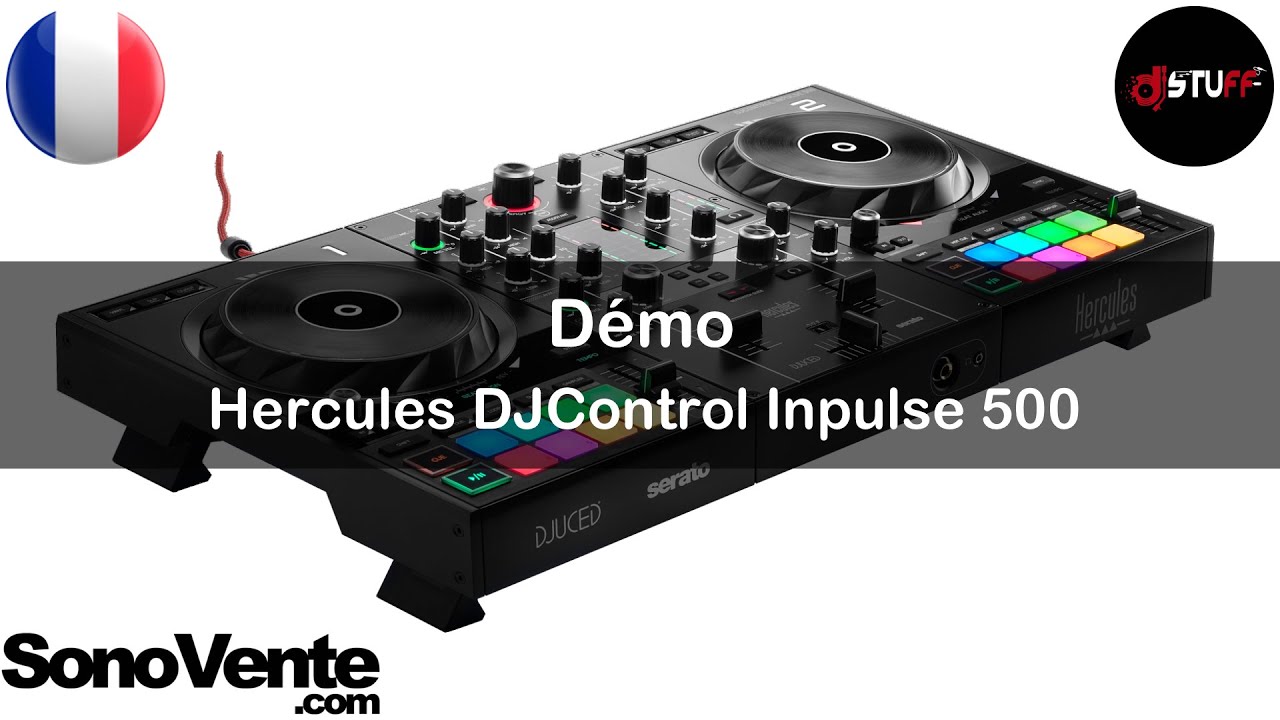 Hercules DJControl Inpulse 500 🇫🇷 ( English in description )