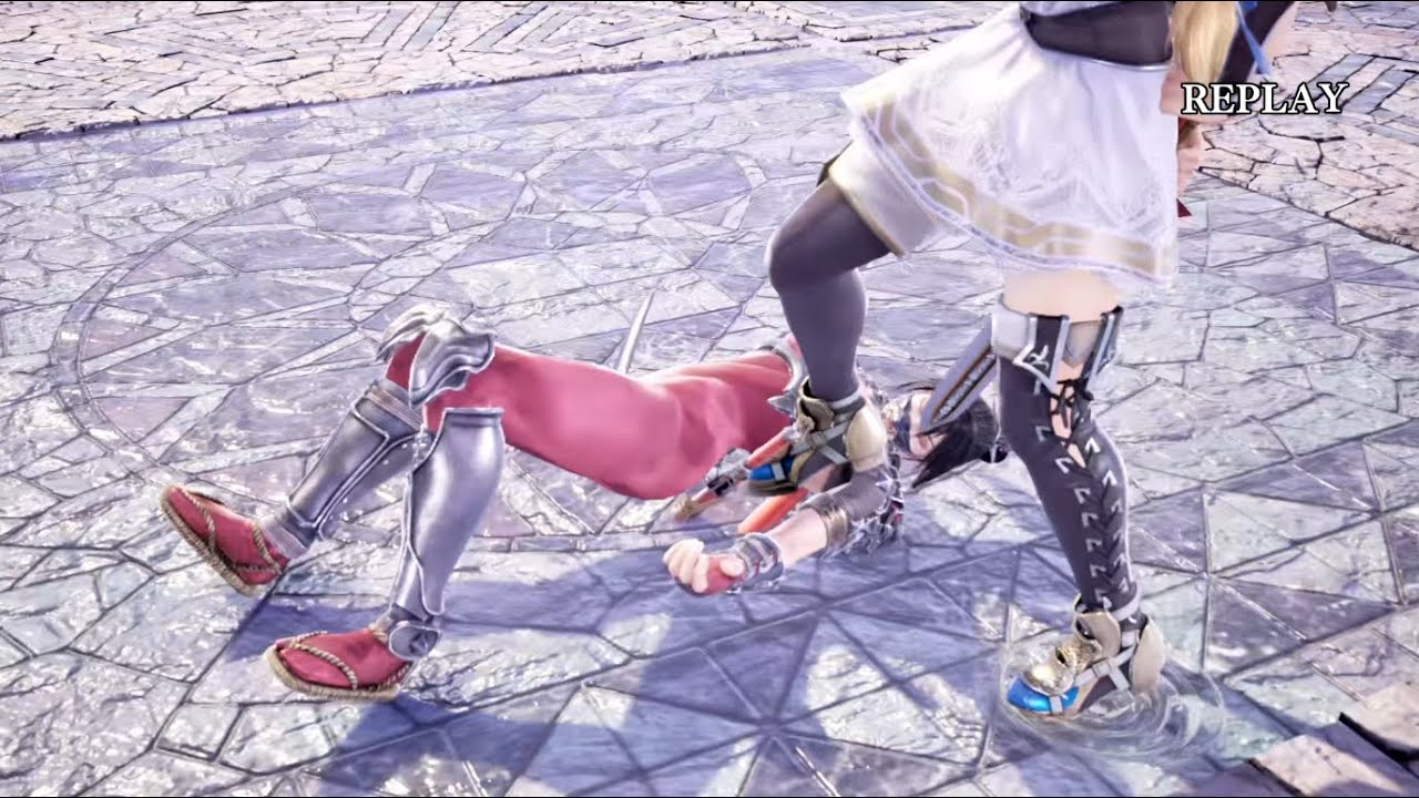 ソウルキャリバー6 色んなキャラに踏まれるタキ  SC6 Taki stomp