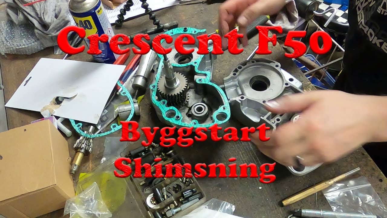 Crescent F50 Renovering - BYGGSERIE - DEL 1 - BYGGSTART OCH SHIMSNING AV MOTOR