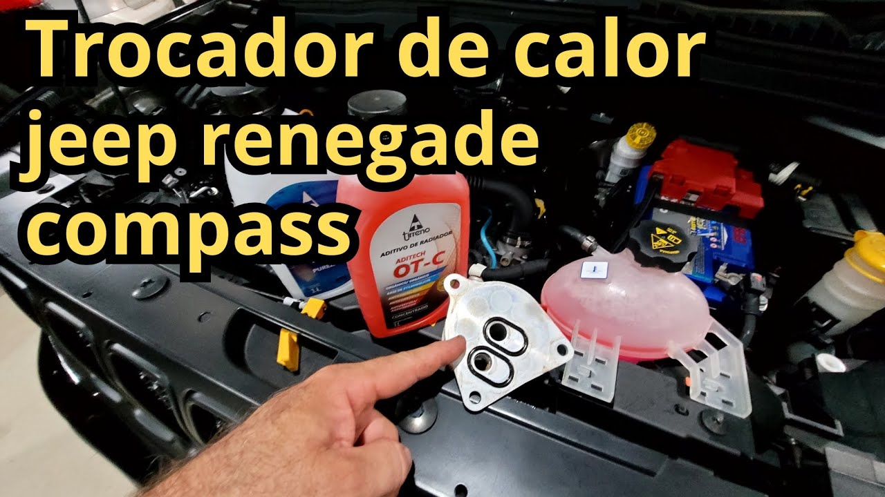 Trocador de calor jeep renegade compass  passo a passo