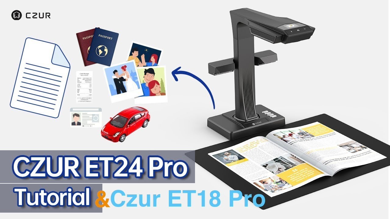 Unboxing & Full Installation: CZUR ET18 Pro and ET24 Pro Book Scanners