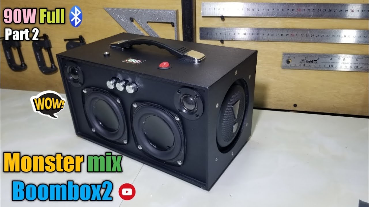 How to Bluetooth Speaker JBL Boombox2 Mix Monster.DIY Boom box Speaker.