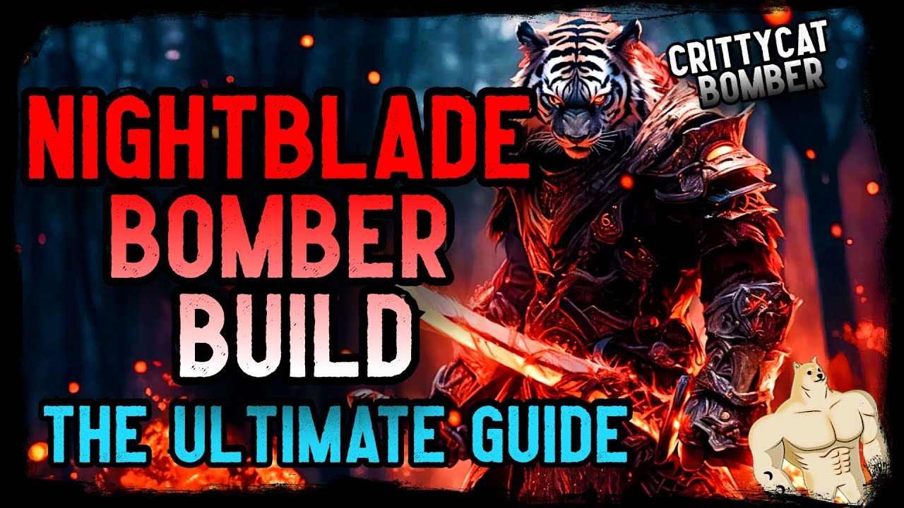 🟢 ESO PVP The ULTIMATE Nightblade Bomber BUILD & GUIDE 💯 - The CrittyCat Bomber! #eso #esopvp
